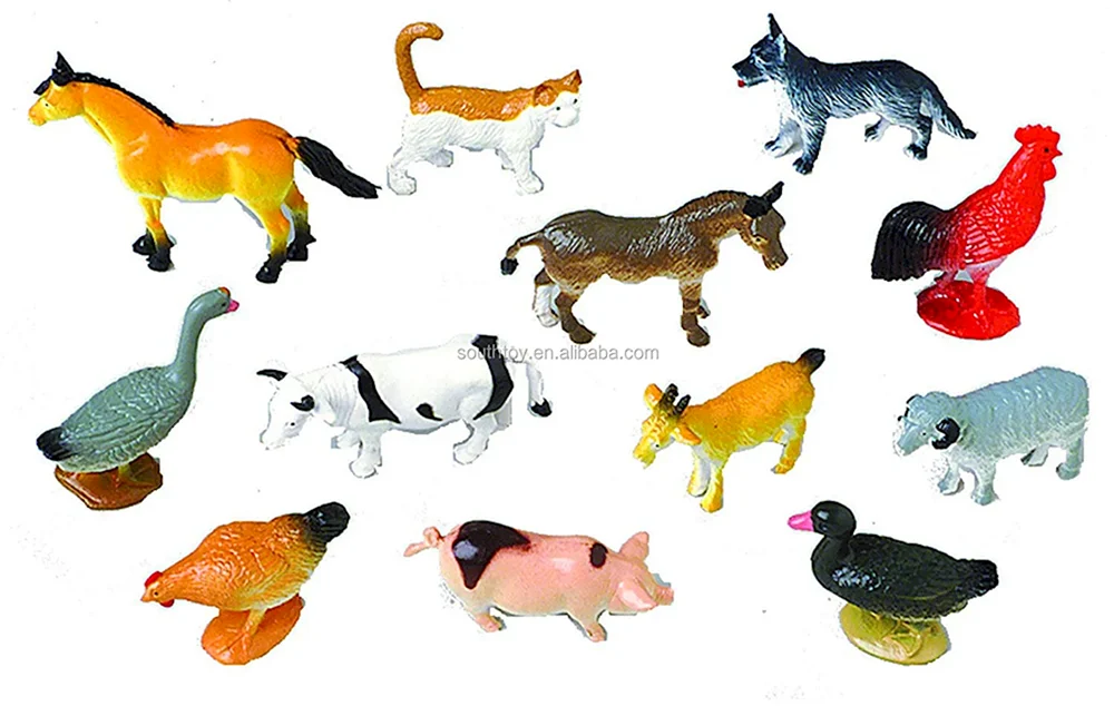 Tierspielzeug aus Kunststoff