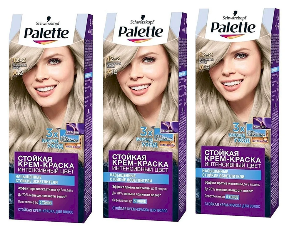 Palette Farbstoff a10 perlblond