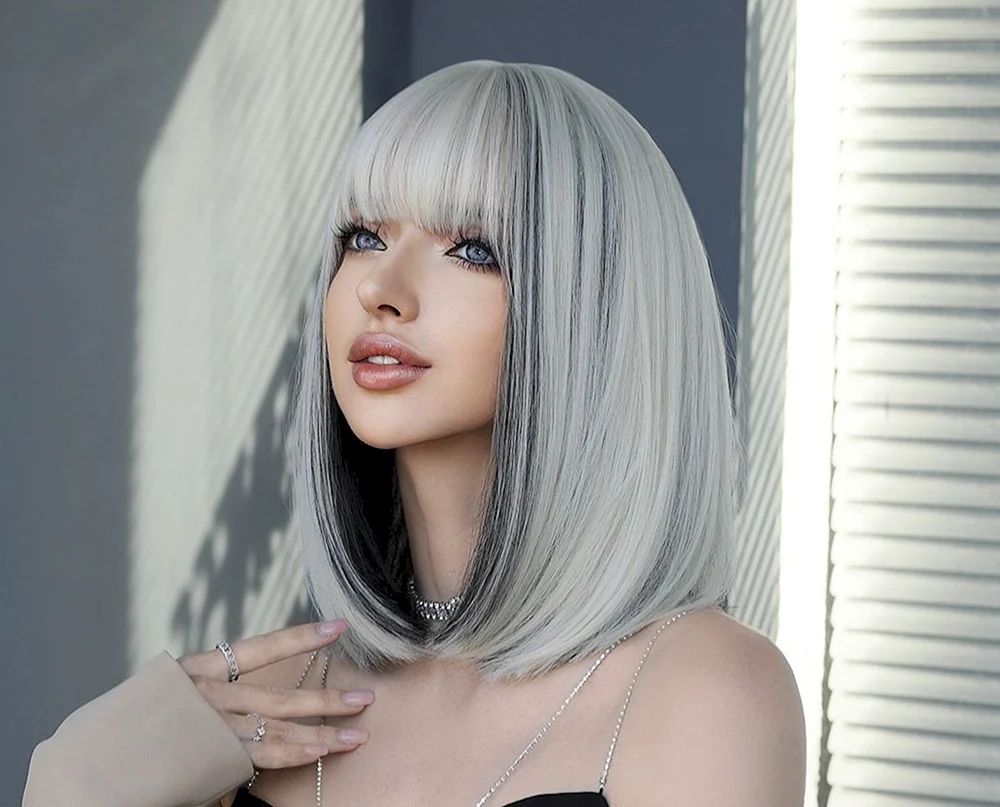 Blondtöne auf kurzem Haar
