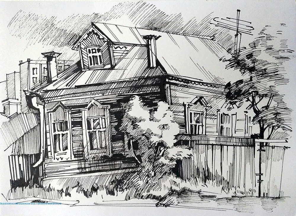 Stylisierte grafische Landschaft