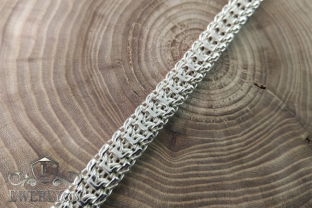 Kaiser geflochten silberne Kette