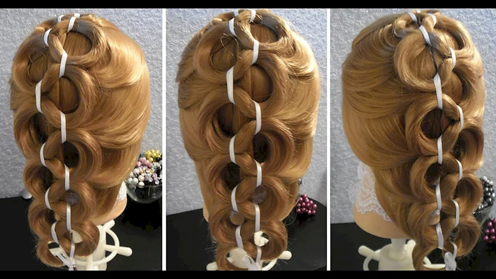Haarbänder mit Zöpfen