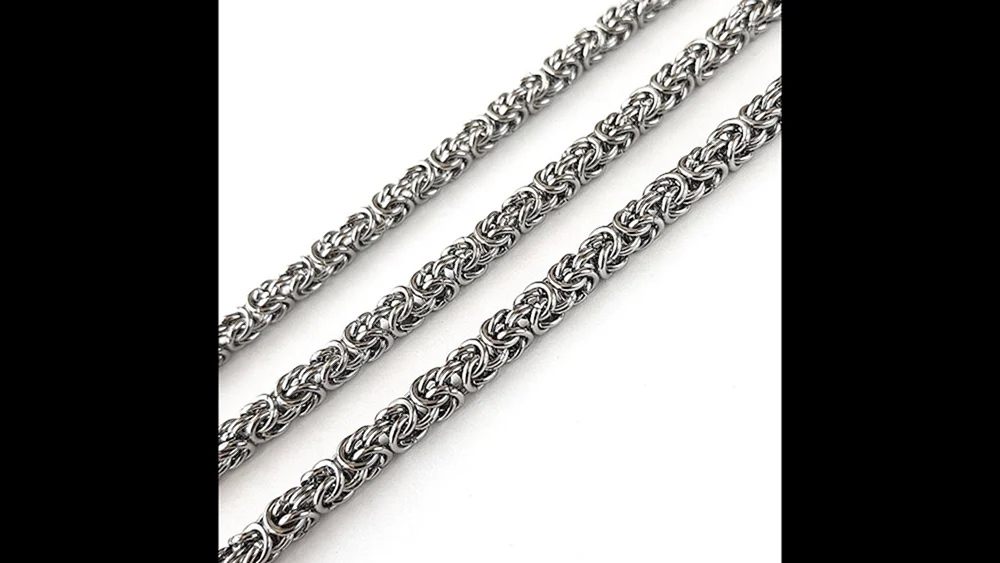 Fuchsschwanz Kette Silber Kette
