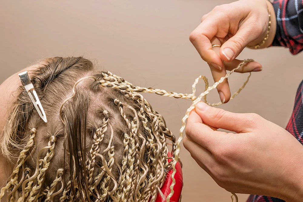 Afrikanische Dreadlocks Canekalon Zöpfe