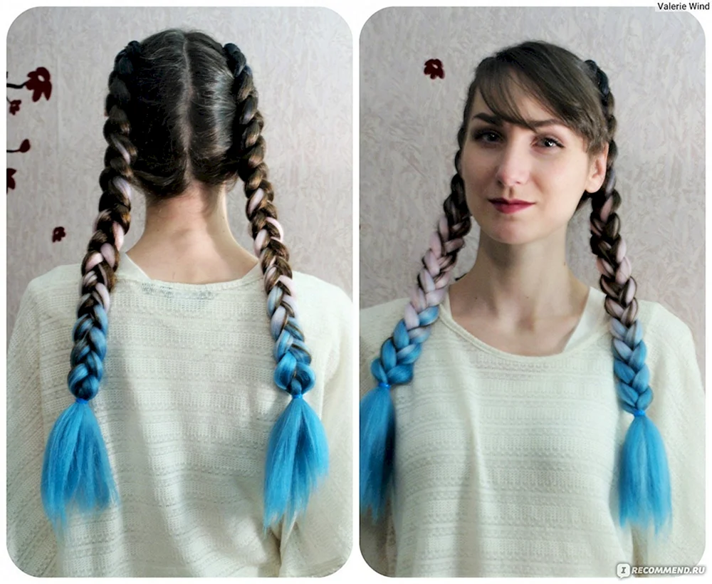 Haar mit Hörnern