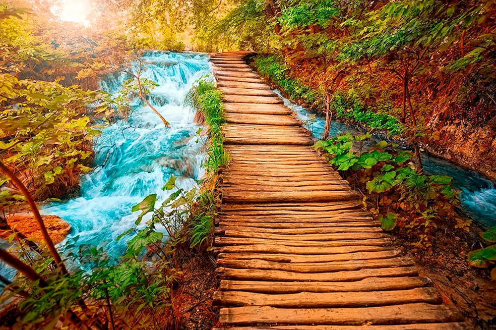 Plitvicer Seen im Herbst