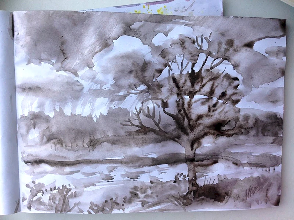 Monochrome Malerei