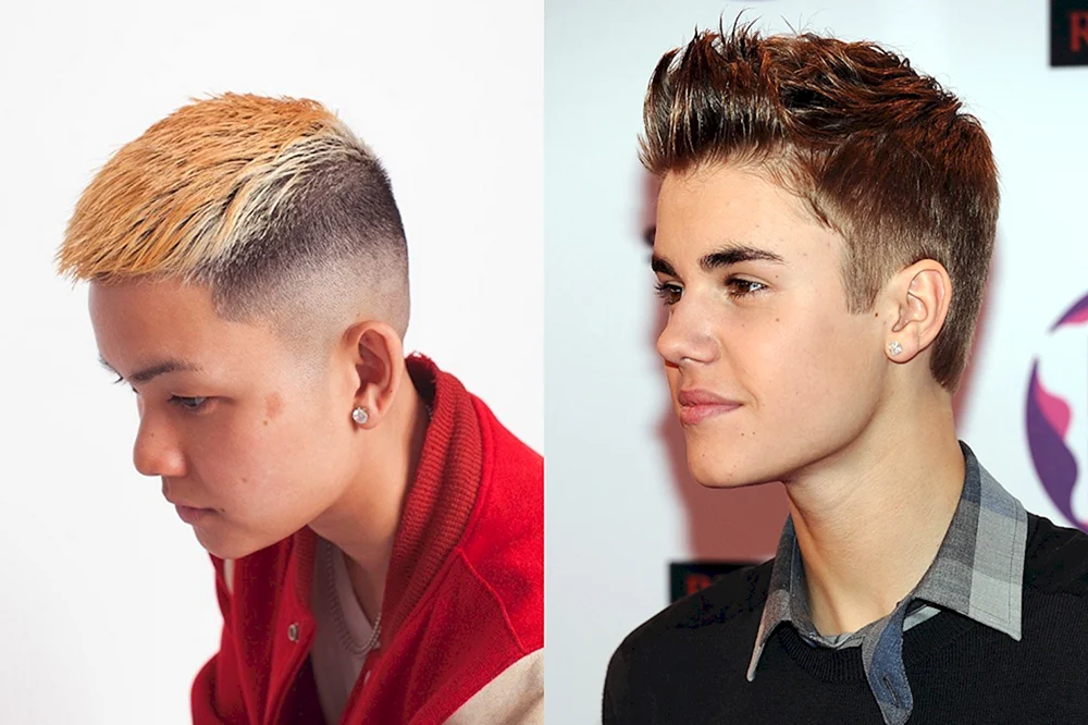 Pompadour Haarschnitte für Jungen