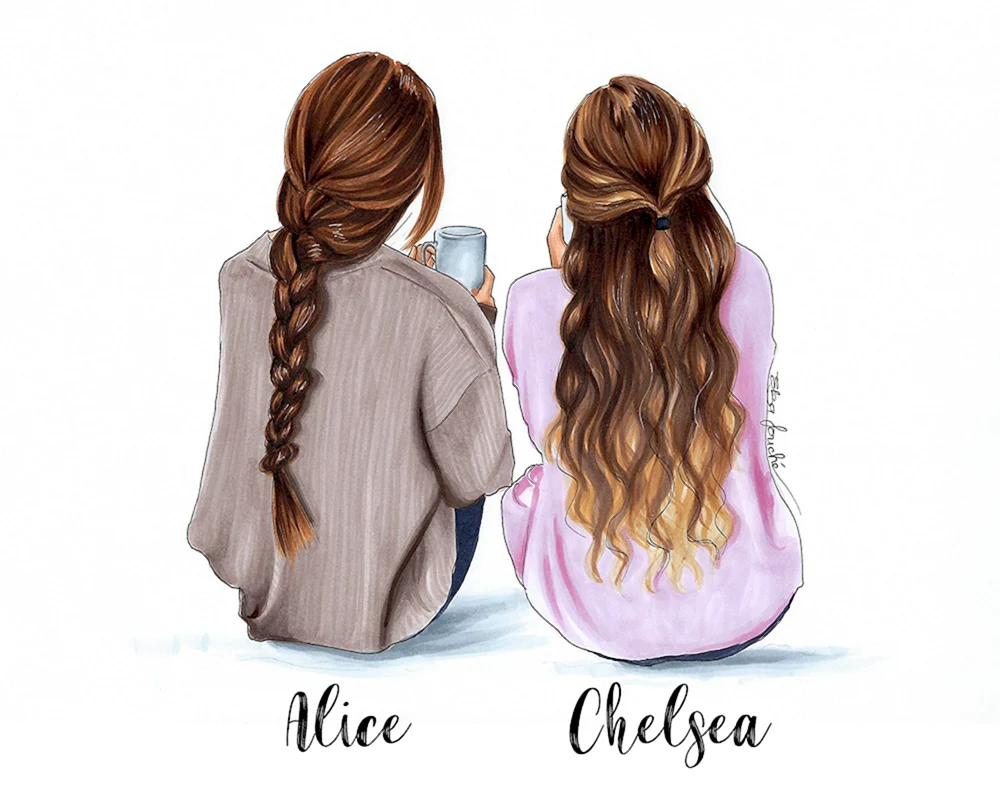 Beste Freundinnen wallpaper für Tablet