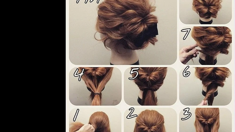 Tägliche Frisuren für mittellanges Haar