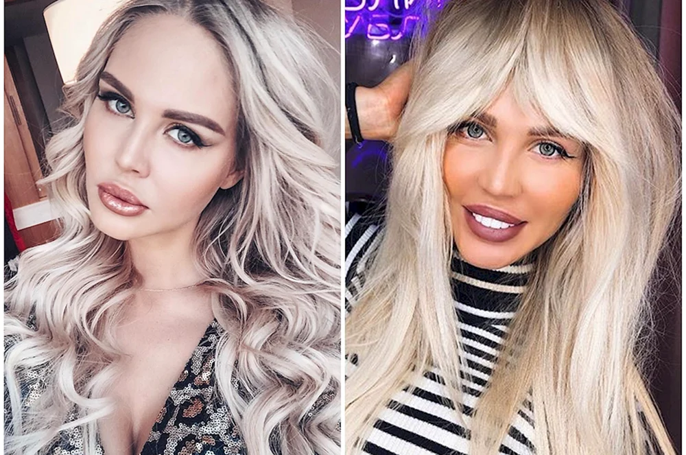 Peppel ombré auf einem Bob