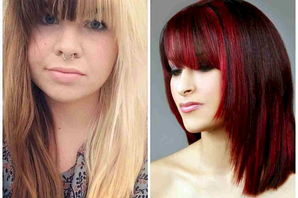 Haare zweifarbig färben