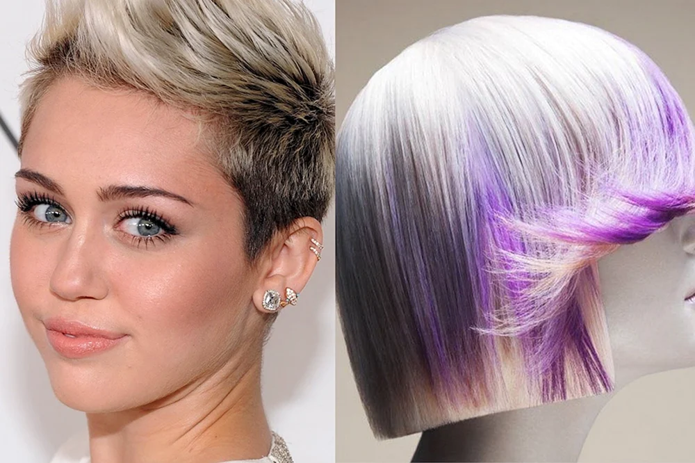 Balayage balayage balayage glattes Haar kare