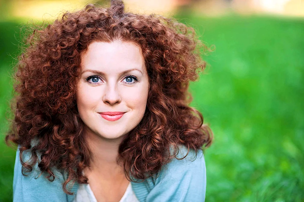 Afro-Locken rote Locken