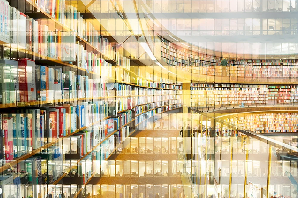 Genshin Bibliothekshintergrund