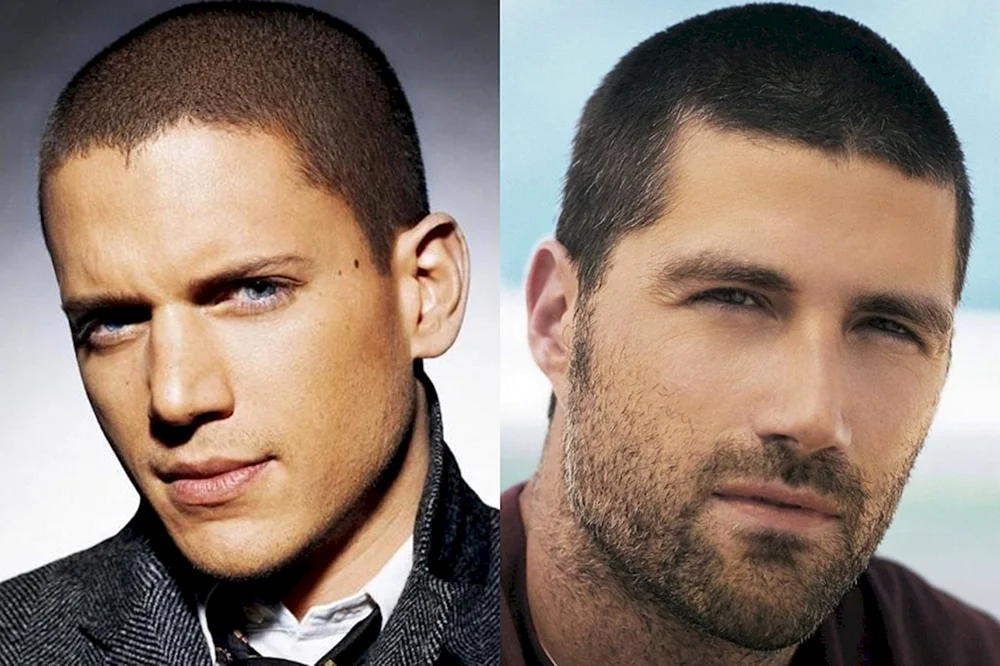Crop haircut Caesar Timati