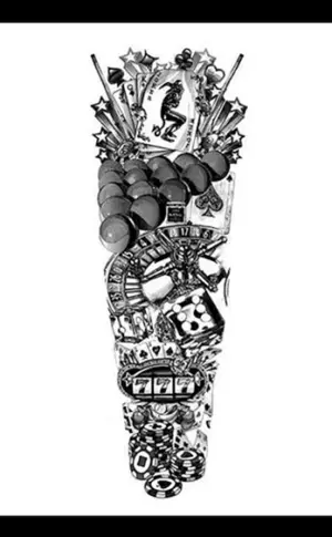 Halbarm-Tattoo-Skizzen