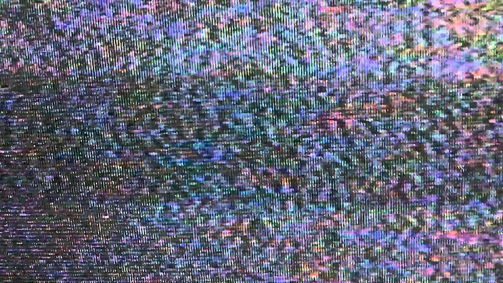 Glitch-Störungen im TV