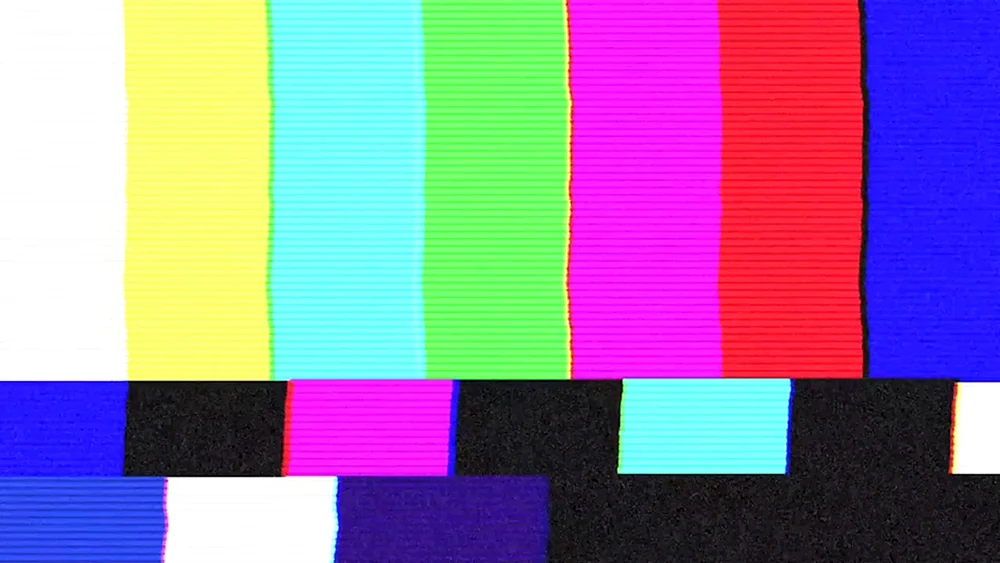 Glitch-Störungen im TV