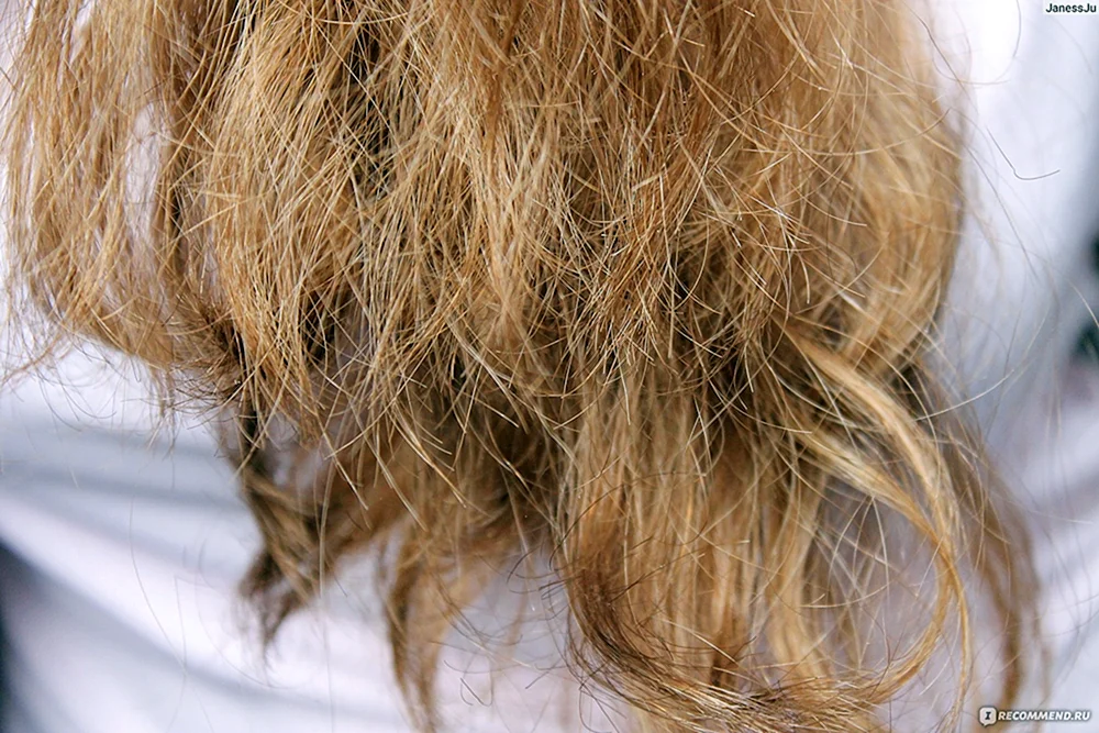 Lockiges Haar