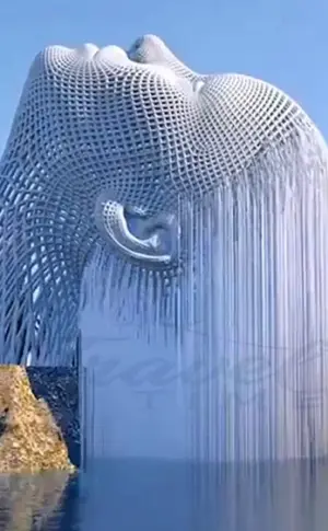 Portland Oregon Head Fountain