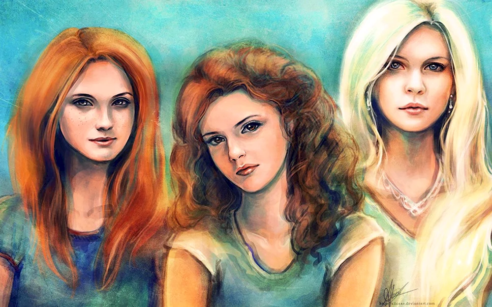 Ginny's Portrait von Jeannie Wizley