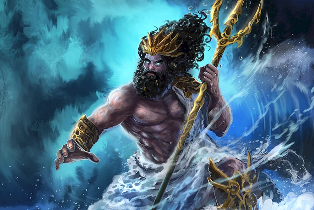 Poseidon Gott des antiken Griechenlands