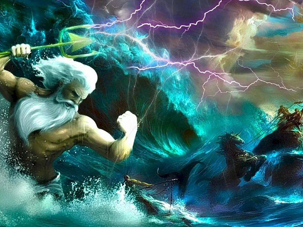 Poseidon Gott der Meere