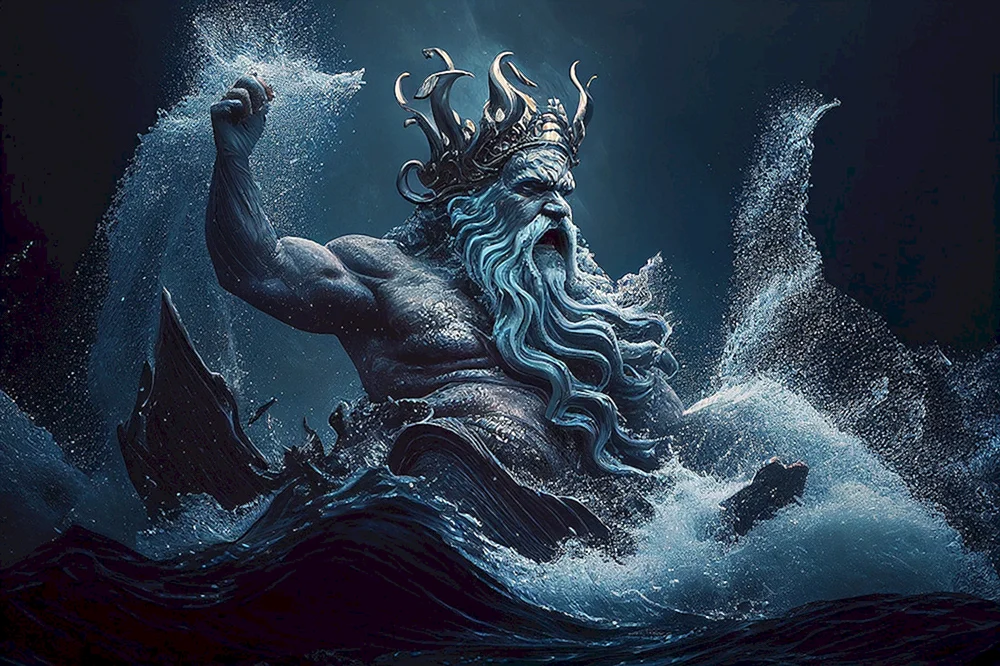Statue von Poseidon