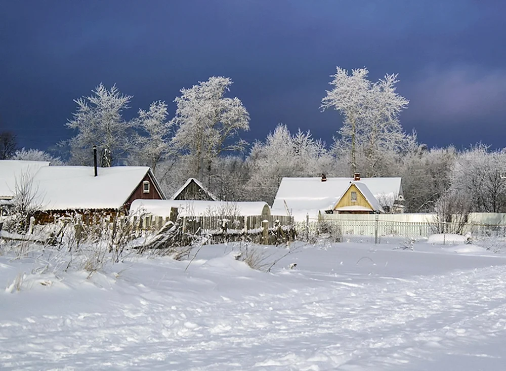 Russisches Dorf