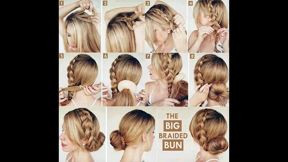 Schritt-für-Schritt-Frisuren für mittellanges Haar