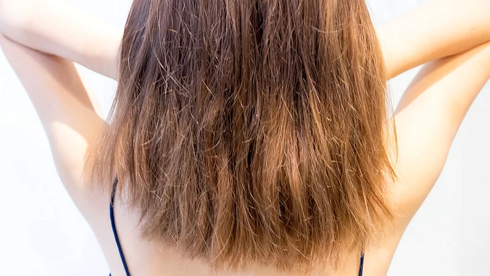 Langes flauschiges Haar