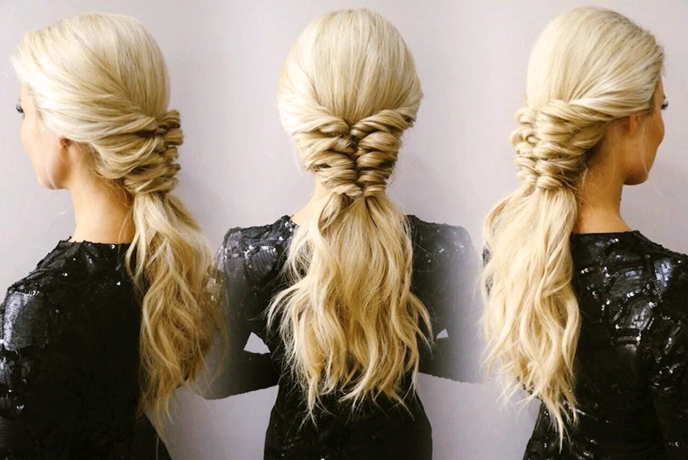 Mädchenfrisuren mit Gummibändern