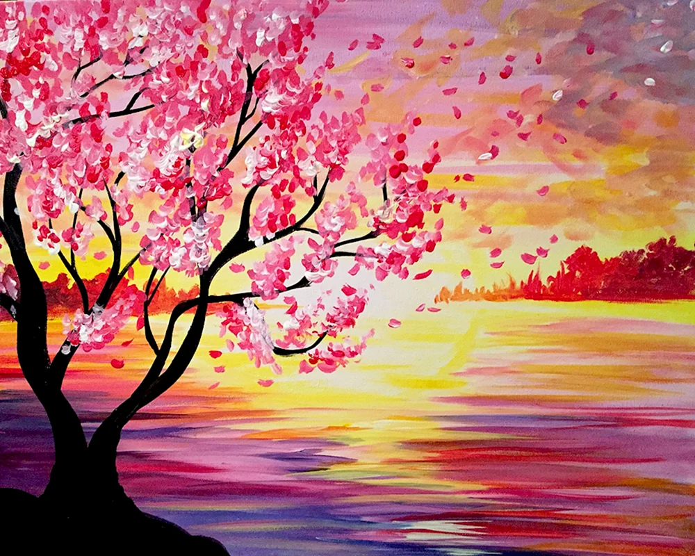 Rechte Halbkugel Zeichnung Sakura