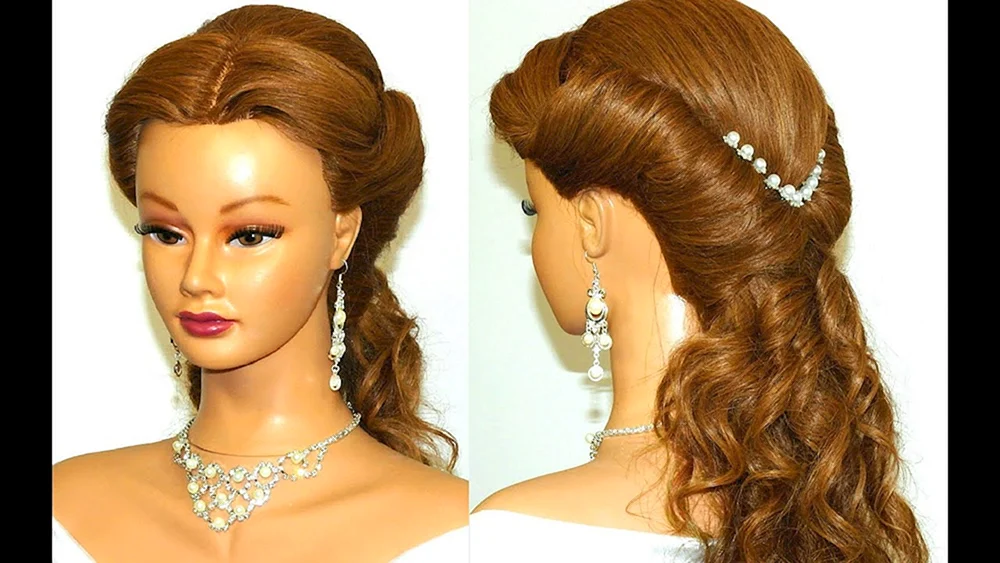 Abschlussballfrisuren für langes Haar