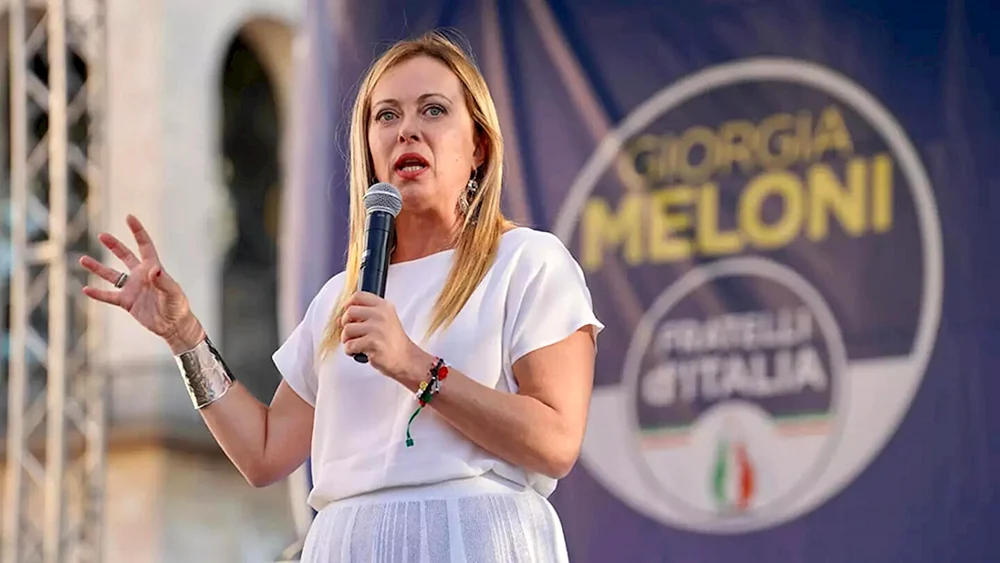 Premierministerin Italiens Giorgia Meloni