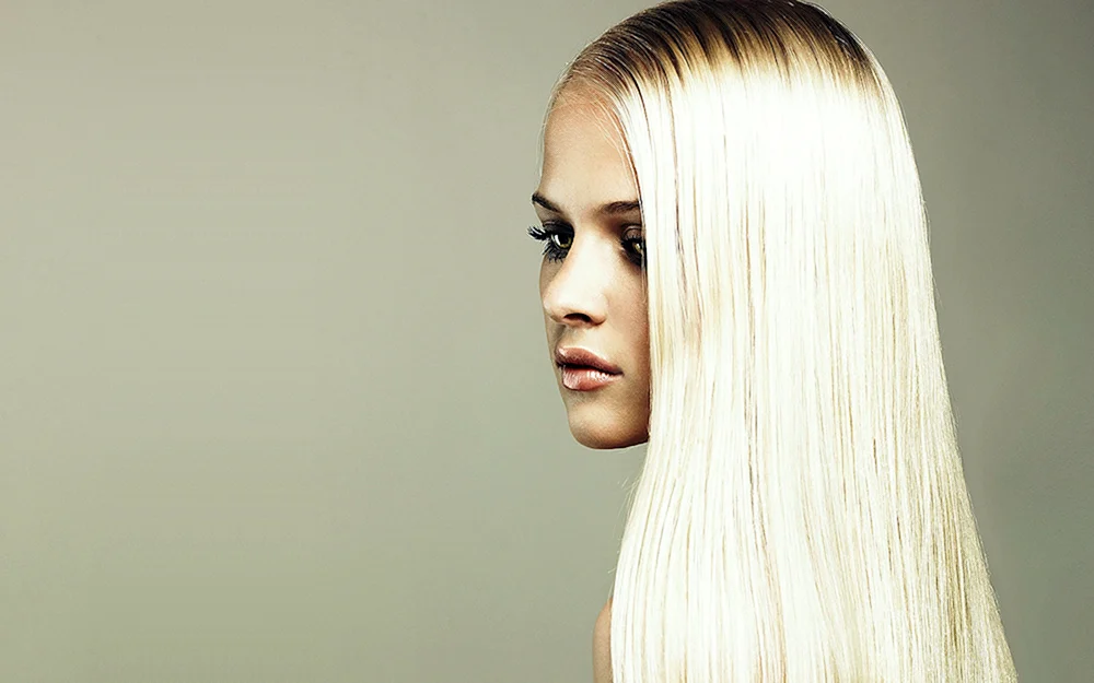 Ungefärbtes Haar