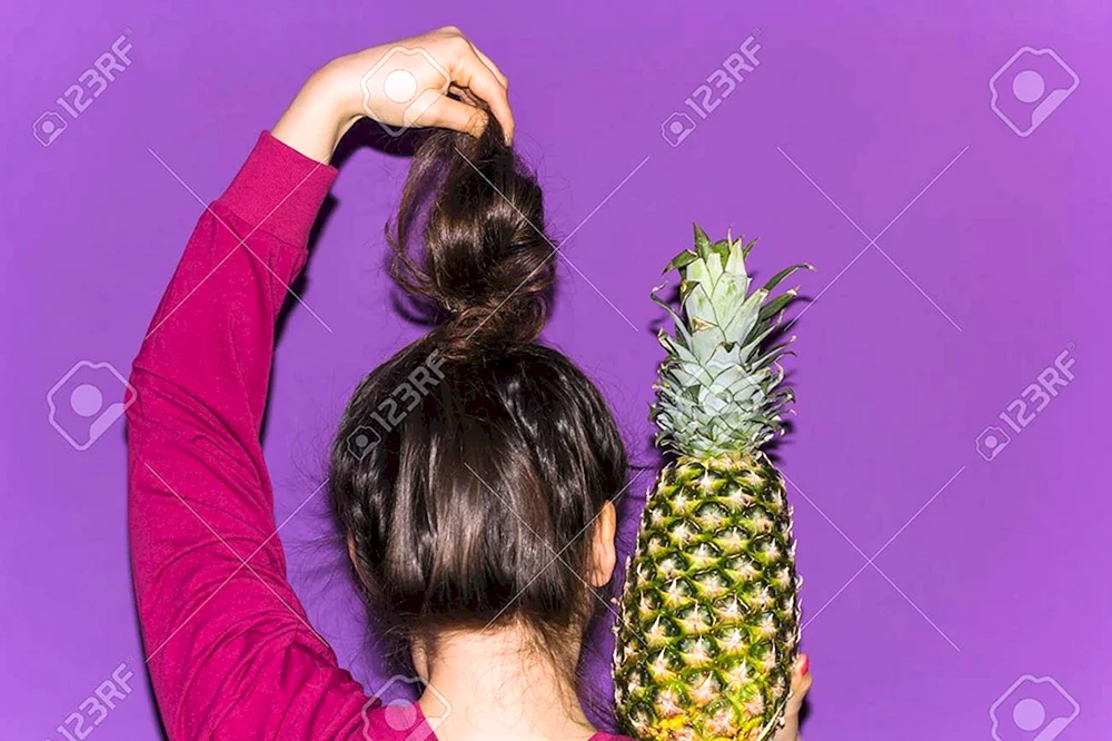 Ananas Haarschnitt