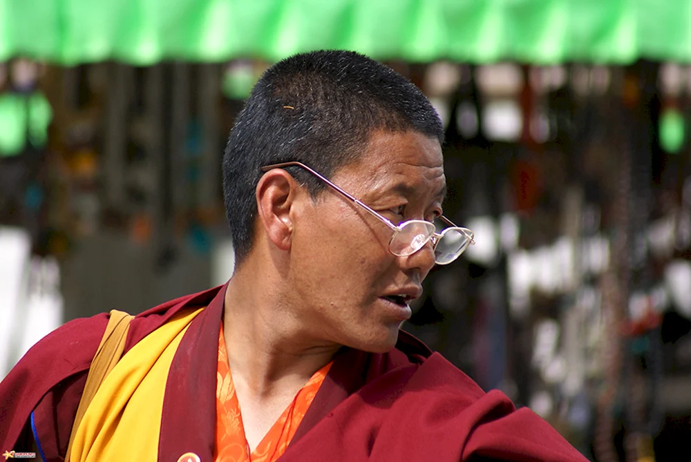 Buddhistische Mönche Frisur