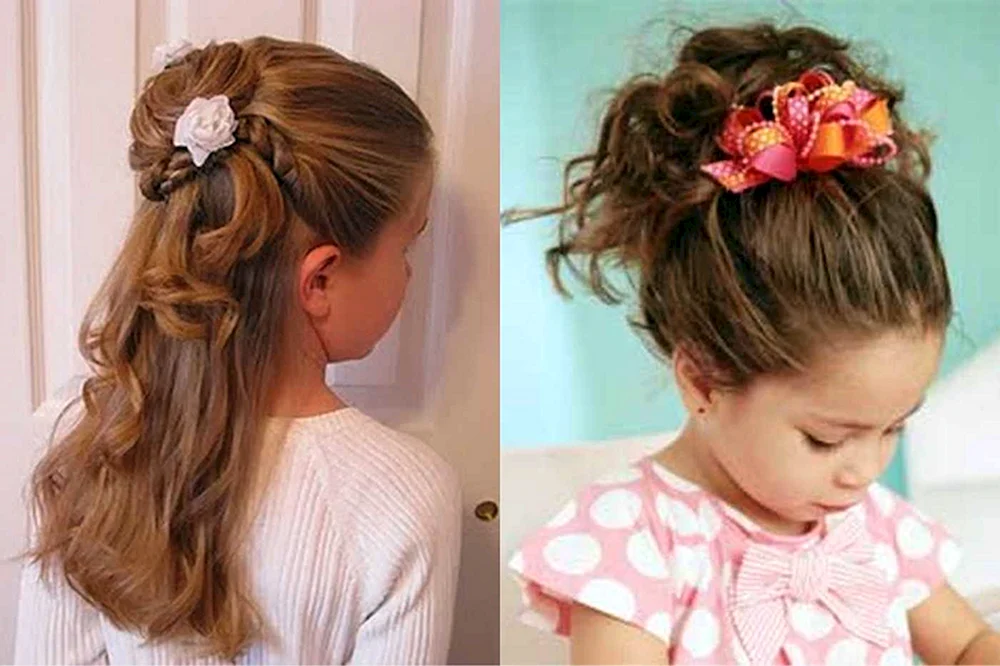 Mädchenfrisuren zum Kindergartenabschluss