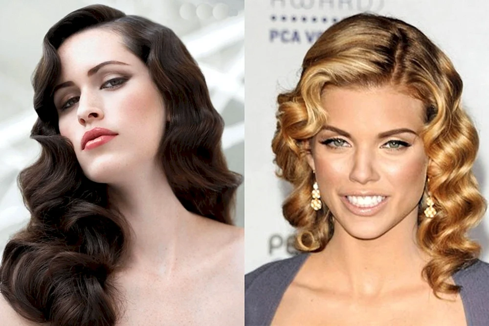 Hollywood-Wellen-Frisuren