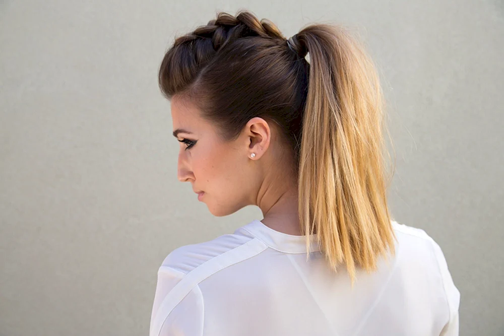 Jessica Alba hoher Pferdeschwanz
