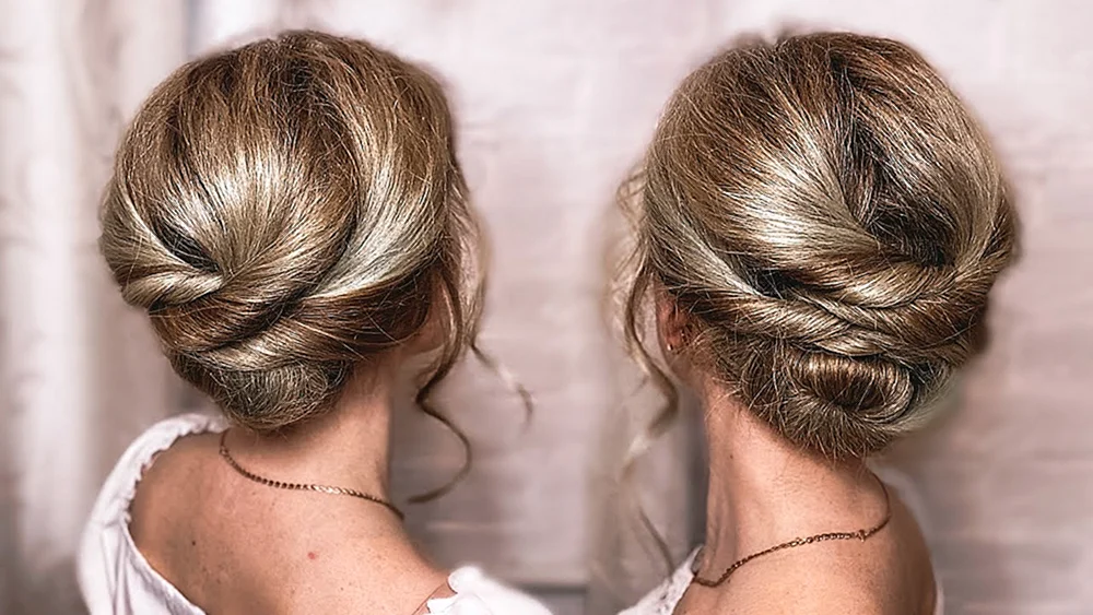 Einfache Frisuren auf mittellangem Haar