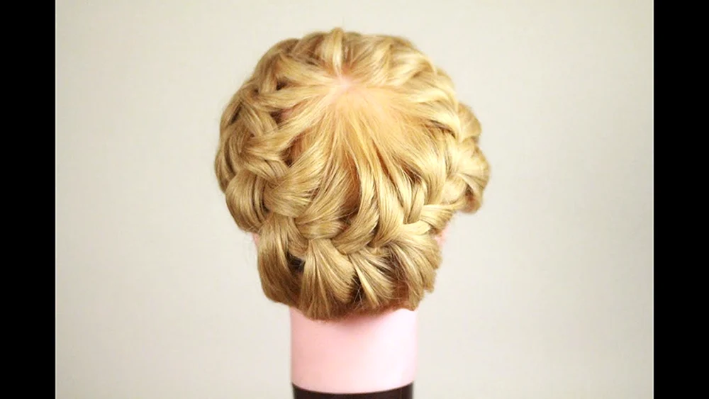 Korbflechtfrisuren für Mädchen