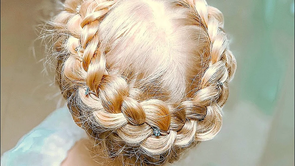 Korbfrisuren für Mädchen