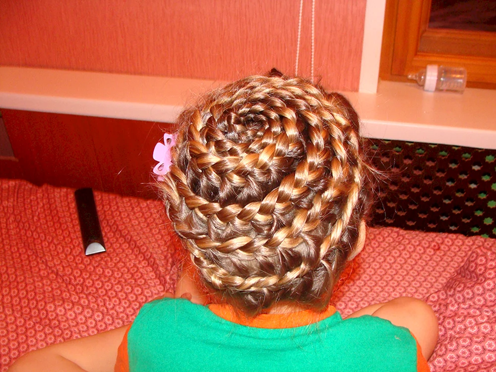 Korbfrisuren für Mädchen