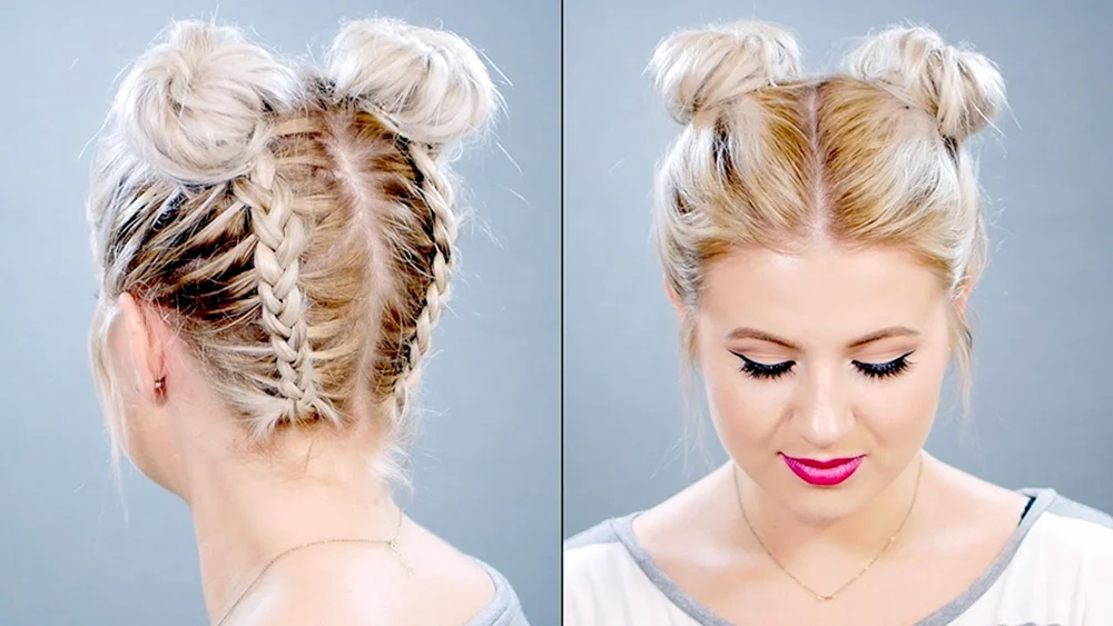 Alltagsfrisuren für kurzes Haar