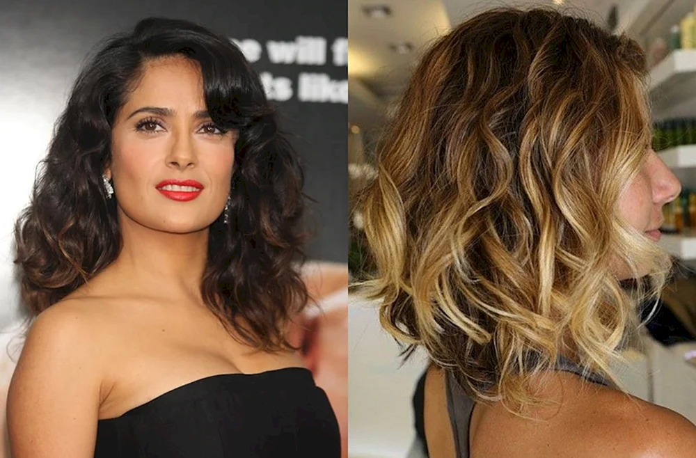 Mittelhaar Locken
