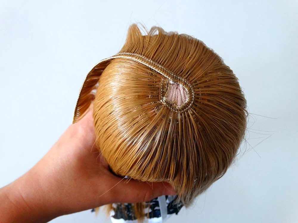 Haar für Puppen mit Strähnen