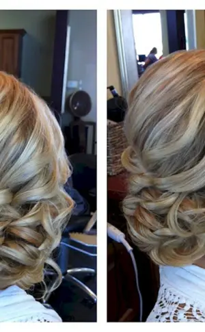 Locken für mittleres Haar